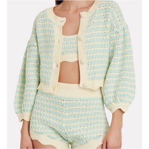 For Love & Lemons | Lizzy Striped Cottagecore
Cardigan
